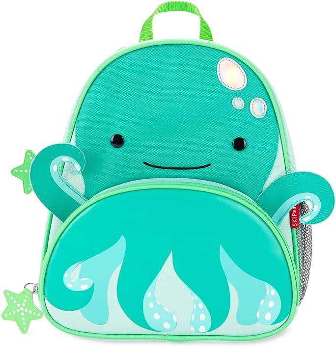 Skip Hop Little Kid's Backpack, 12 inches, 3 years+, Zoo Octopus - Image 3