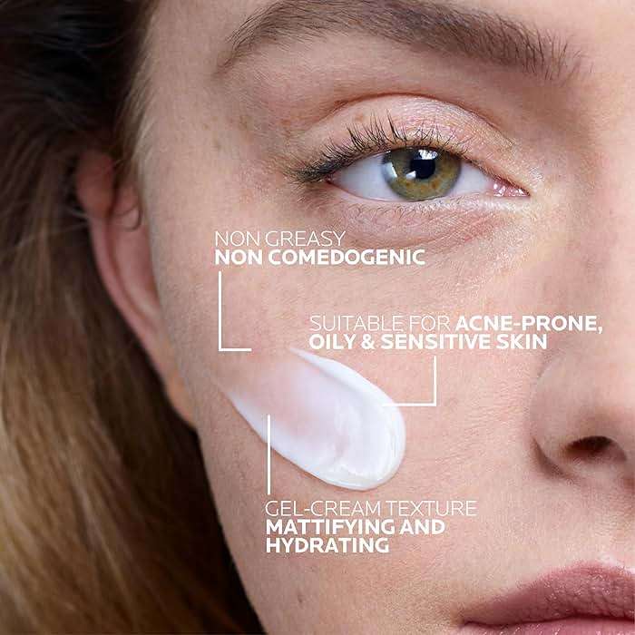 La Roche-Posay Effaclar Salicylic Acid Acne Treatment For Face, Mattifying Acne Gel Cream Spot Treatment for Blackheads, Whiteheads & Pores, Prevents New Pimples, Non-Greasy, Sensitive Skin Safe - Image 4
