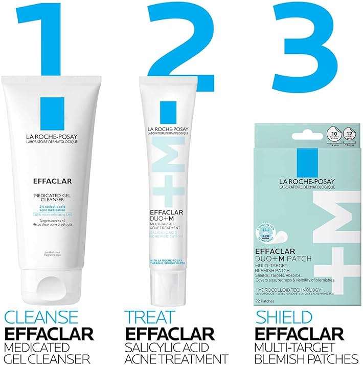 La Roche-Posay Effaclar Salicylic Acid Acne Treatment For Face, Mattifying Acne Gel Cream Spot Treatment for Blackheads, Whiteheads & Pores, Prevents New Pimples, Non-Greasy, Sensitive Skin Safe - Image 9