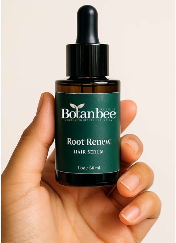 Hair & Scalp Serum for Growth & Strength. Herbal Oil Infusion with Plant based Amino Acids, Rosemary, Nettle, Fenugreek. Strengthens Roots + Supports Healthy Scalp (1oz) - Root Renew by Botanbee - Image 6