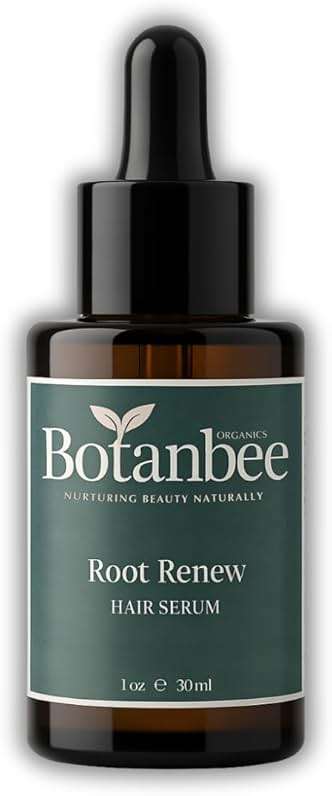 Hair & Scalp Serum for Growth & Strength. Herbal Oil Infusion with Plant based Amino Acids, Rosemary, Nettle, Fenugreek. Strengthens Roots + Supports Healthy Scalp (1oz) - Root Renew by Botanbee - Image 8