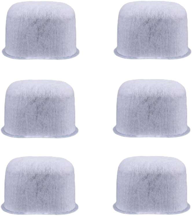 6pcs Water Filter for Breville Espresso Machine, Coffee Maker Filter Replacement Part for Breville Barista Express Accessories (Activated Carbon) - Image 1
