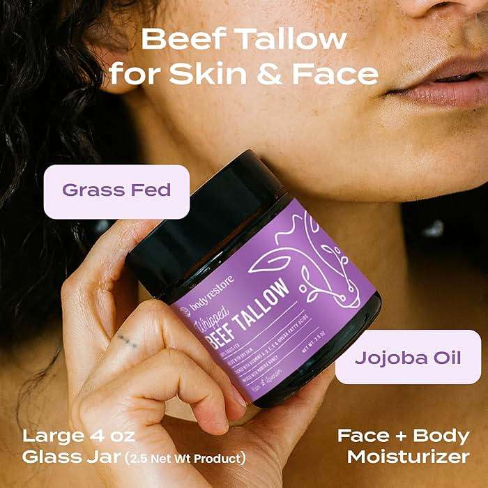 Body Restore Whipped Beef Tallow Balm – Fathers Day Gift for Dad from Daughter Son Wife, Grass Fed Face & Body Moisturizer, Birthday Gifts for Men, Self Care Spa Gifts – Lavender - Image 2