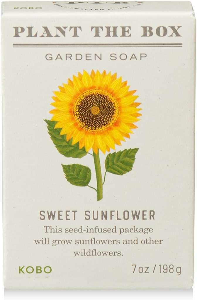 KOBO Plant the Box Sweet Sunflower Bar Soap (7 oz) - Image 6