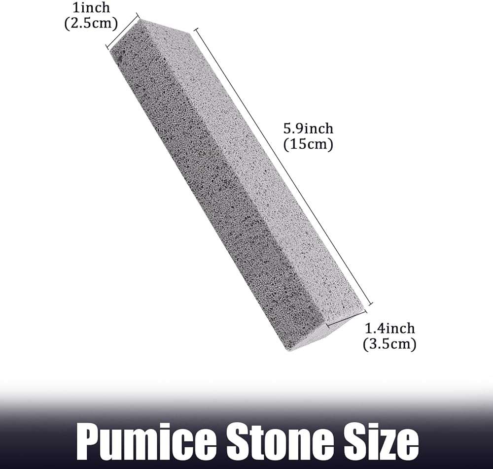 ZUFECY 10pc Pumice Stone for Toilet Bowl Clean, Toilet Bowl Stain Cleanning Stone, Pumice Stone Cleaner Tool for Bathroom, Sink, Grill & Pool Surfaces - Image 2