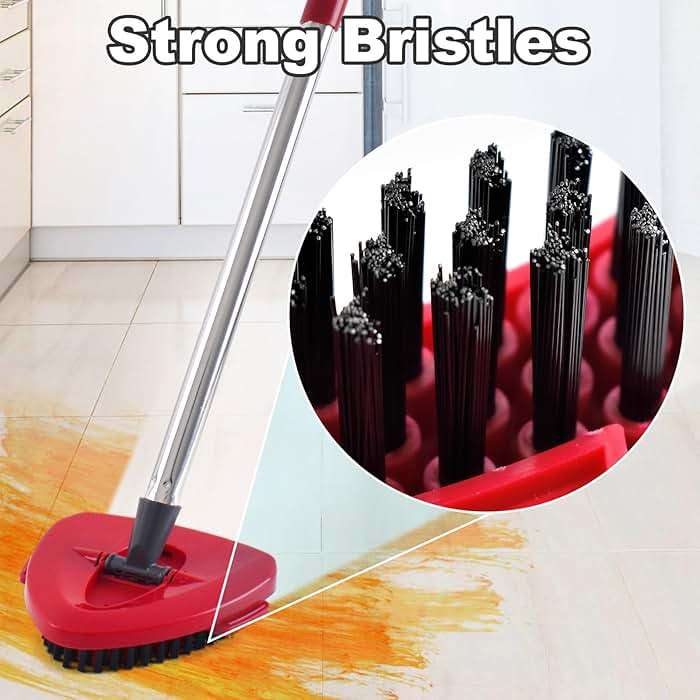 Mop Heads Replacement for Ocedar, Mop Replace Head for Ocedar EasyWring 1 Tank, Microfiber Spin Mop Refills, Include 4 Spin Mop Replacement Head Deep Cleaning Machine Washable with 2 Scrubber Mop Head - Image 4