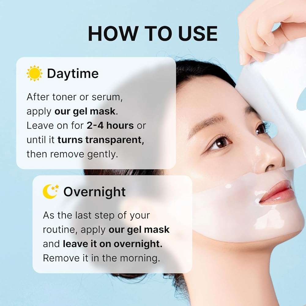 ROOTIO Vegan Collagen Deep Boosting Mask, Hydrating Overnight Face Mask, Pore Minimizing, Elasticity, Firming, Sleeping Hydrogel Mask for glass skin, Korean Skincare (1.41oz x 1ea) - Image 7