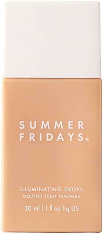 Summer Fridays Illuminating Drops - Hydrating Serum-Like Formula with Hyaluronic Acid - Dewy Summer Makeup with Skincare Benefits - Help Support a Healthy Skin Barrier (1 Fl Oz) - Image 1