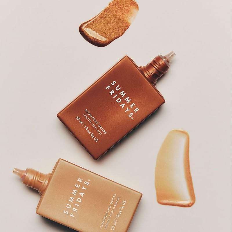 Summer Fridays Illuminating Drops - Hydrating Serum-Like Formula with Hyaluronic Acid - Dewy Summer Makeup with Skincare Benefits - Help Support a Healthy Skin Barrier (1 Fl Oz) - Image 7