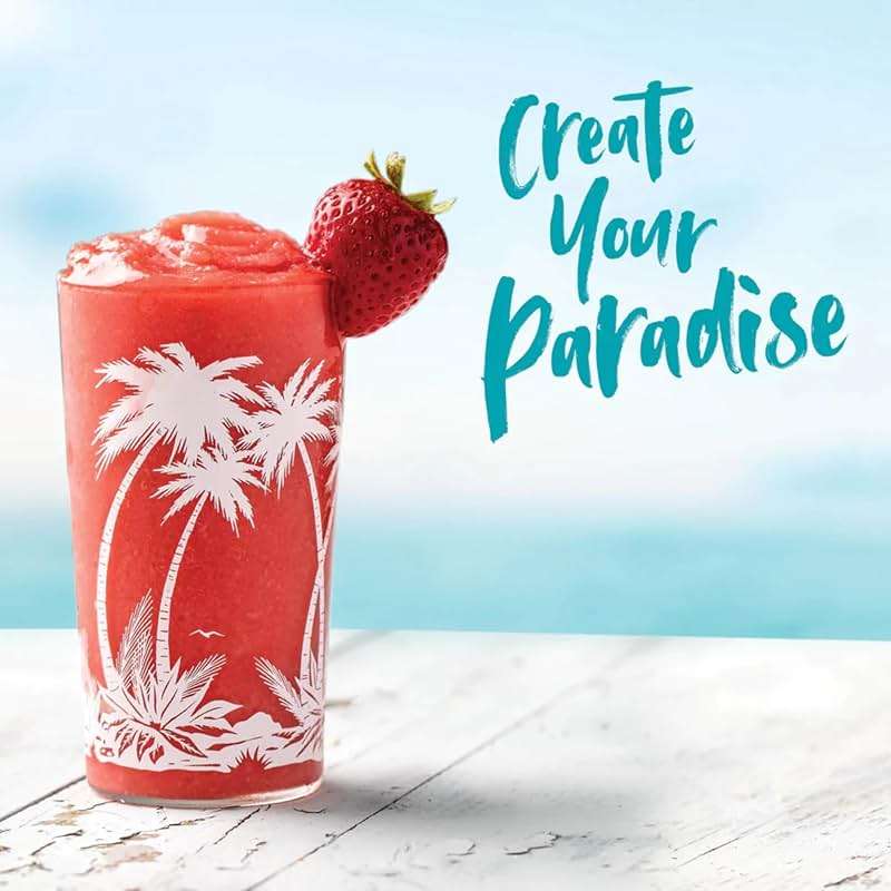 Island Oasis Drink Mix Variety, 1 of each: Strawberry, Pina Colada & Margarita Beverage Mix, 33.8 fl oz (1 Liter) - Image 5