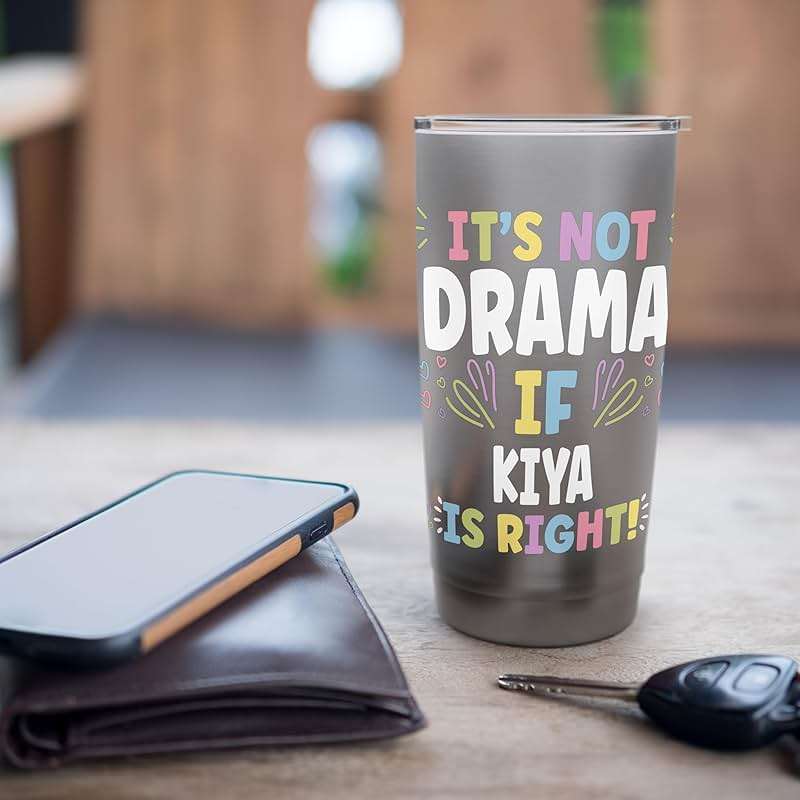 KIYA Personalized Women's Gift Custom KIYA Stainless Steel Insulated Tumbler - Image 7