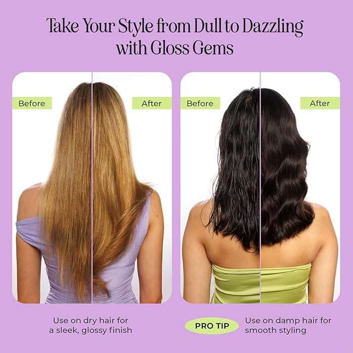 INH Hair Gloss Gems - Lightweight Hair Oil Perfume Capsules for Dry, Damaged, or Frizzy Strands, Smoothing Anti Frizz Shine Serum with Argan & Batana Oil, Vegan Leave In Treatment, 35 Capsules - Image 3