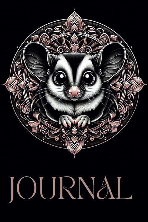 Journal: Sugar Glider Notebook Mandala - Image 1