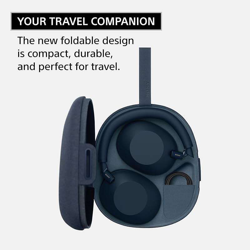 Sony WH-1000XM6 The Best Noise Canceling Wireless Headphones, HD NC Processor QN3, 12 Microphones, Adaptive NC Optimizer, Mastered by Engineers, Studio-Quality, 30-Hour Battery, Black - Image 7