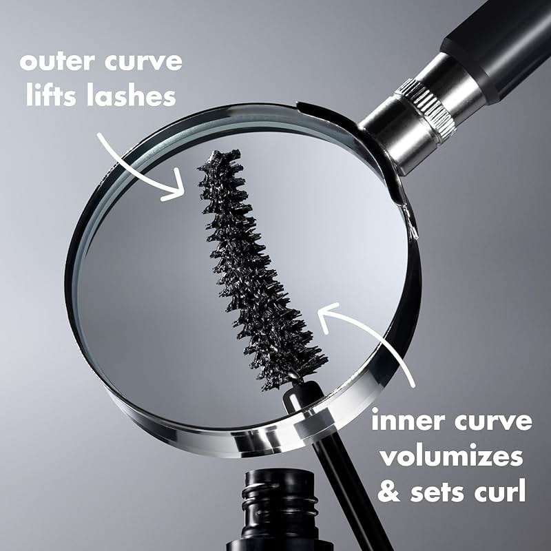 e.l.f. Incredi-Curl Mascara, Volumizing Mascara For A Bold, Lasting, Lifted Curl, Smudge-Resistant Formula, Vegan & Cruelty-Free, Dark Brown - Image 2