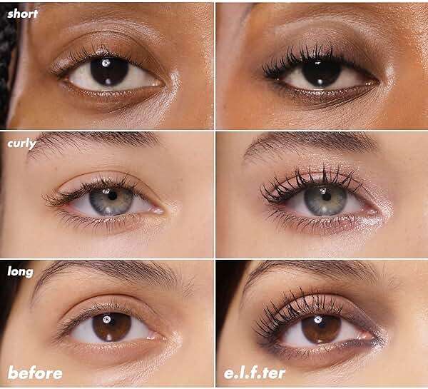 e.l.f. Incredi-Curl Mascara, Volumizing Mascara For A Bold, Lasting, Lifted Curl, Smudge-Resistant Formula, Vegan & Cruelty-Free, Dark Brown - Image 5