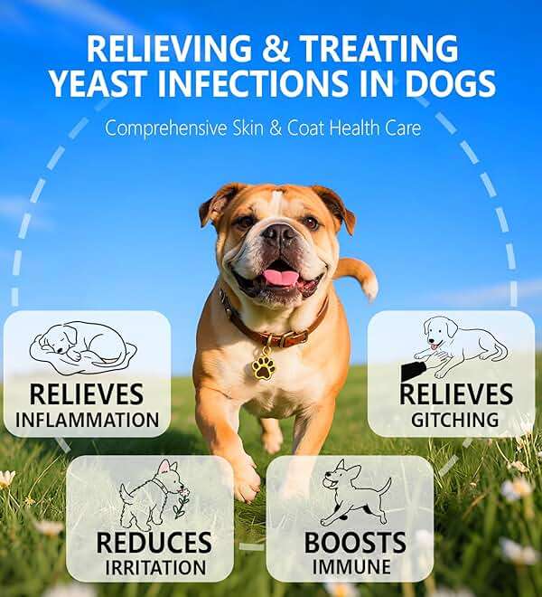 Yeast Infection Treatment for Dogs, Naturally Dog Healthy Itch Relief, Ear Infection Treatment, Dogs Allergy Relief, Inflammation Relief & Allergy Relief More, 2 fl oz - Image 2
