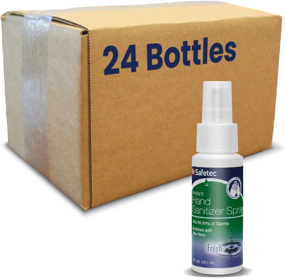 Safetec 2 oz. Hand Sanitizer Spray (24/case) - Image 1