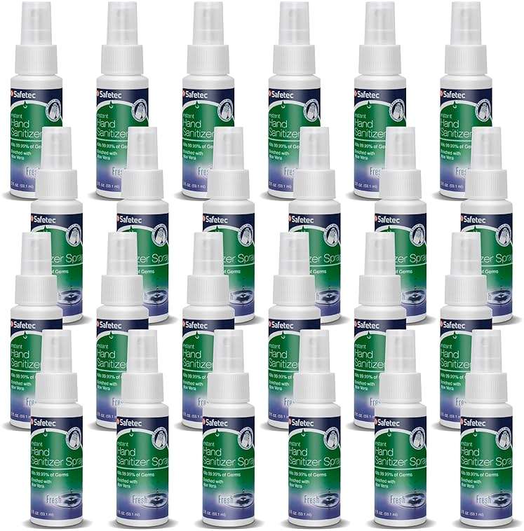 Safetec 2 oz. Hand Sanitizer Spray (24/case) - Image 2