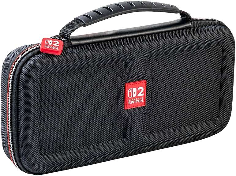 R.D.S. INDUSTRIES, INC. - Game Traveler Deluxe Licensed Travel Case for Nintendo Switch, Nintendo Switch 2, OLED, Black Small (NS241) - Image 2