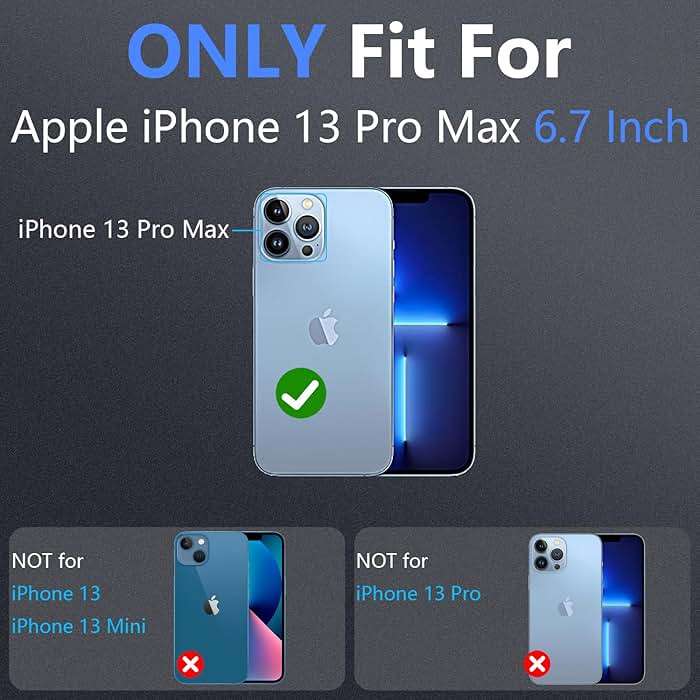 YmhxcY for iPhone 13 Pro Max Case, 2X Glass Screen and Camera Protector, 3 in 1 Heavy Duty Shockproof Drop Protection Stripe Rubber Cover for 13 Pro Max 6.7"-Black - Image 2