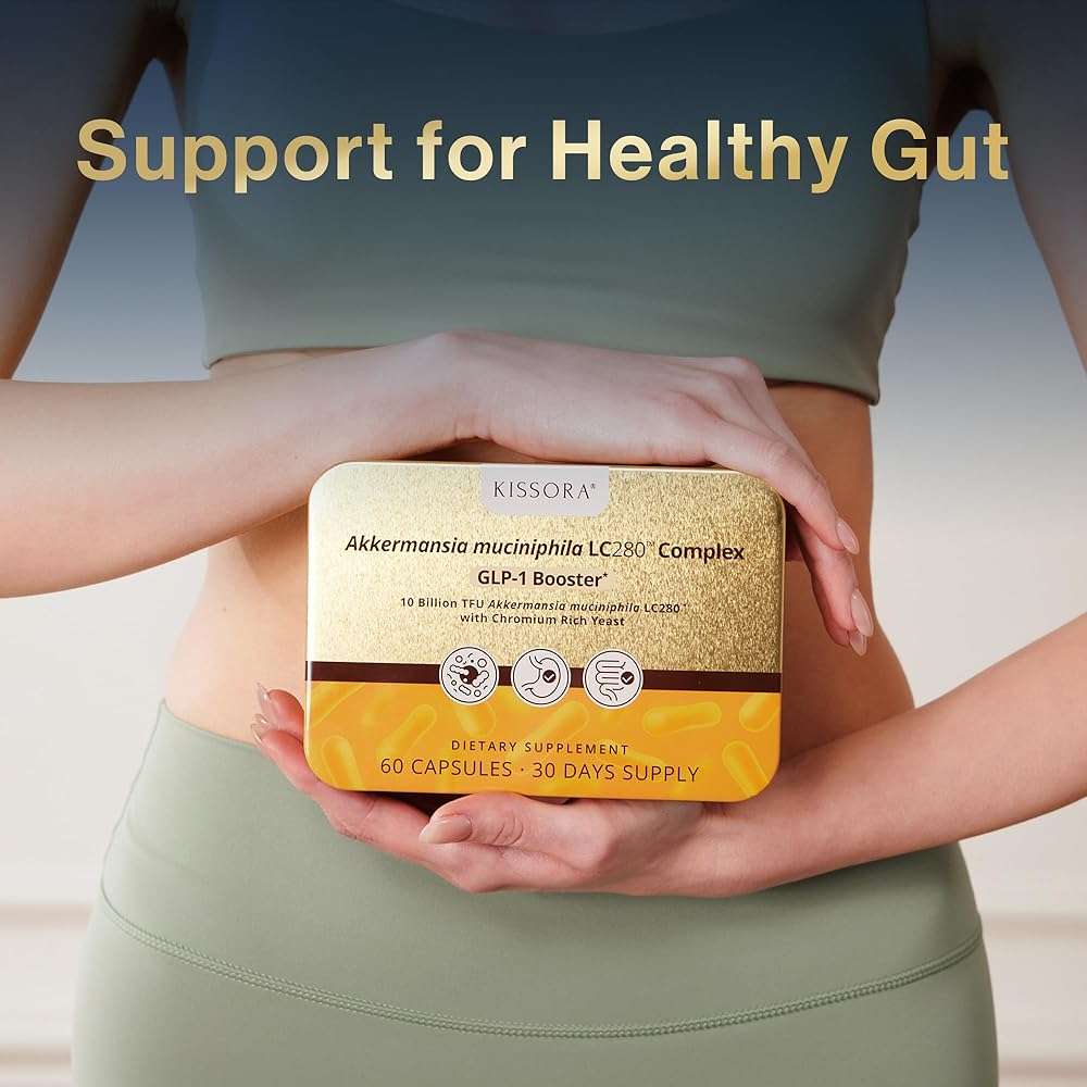 Kissora Akkermansia Probiotic 20 Billion TFU with Chromium, Gut Barrier & Digestive Support, 60 Capsules, 30 Servings - Image 7
