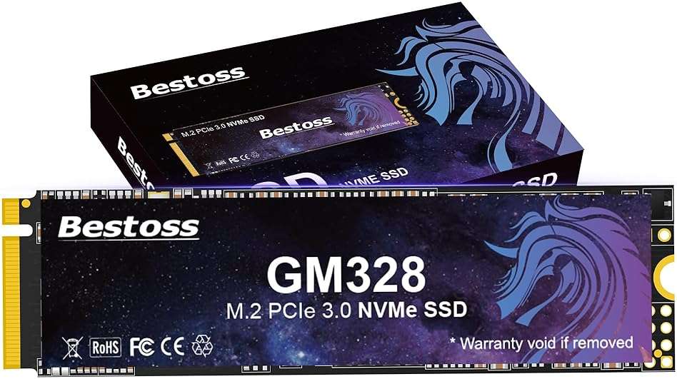 2TB NVMe M.2 2280 SSD, PCIe Gen3 3D NAND Internal Solid State Drive, Dynamic SLC Cache, Up to 3500MB/s, For Students, Office Work, Gaming, Home Entertainment, Compatible with Desktop or Laptop GM328 - Image 1