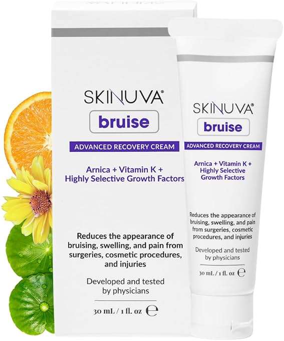 Skinuva® Bruise Advanced Recovery Cream - Topical Bruise Cream Formulated with Growth Factors, Arnica & Vitamin K (1 oz) - Image 1