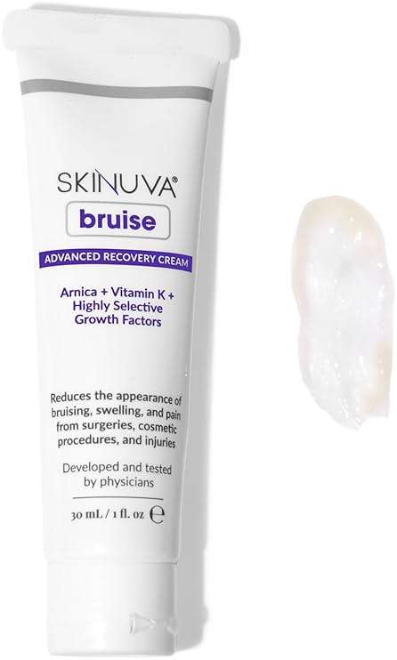 Skinuva® Bruise Advanced Recovery Cream - Topical Bruise Cream Formulated with Growth Factors, Arnica & Vitamin K (1 oz) - Image 2