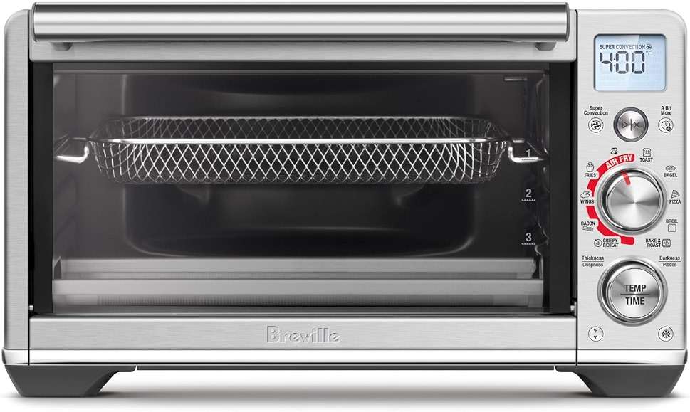 Breville Smart Oven Air Fryer Compact, Brushed Stainless Steel - Image 1
