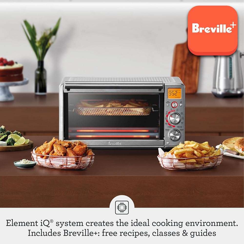 Breville Smart Oven Air Fryer Compact, Brushed Stainless Steel - Image 4