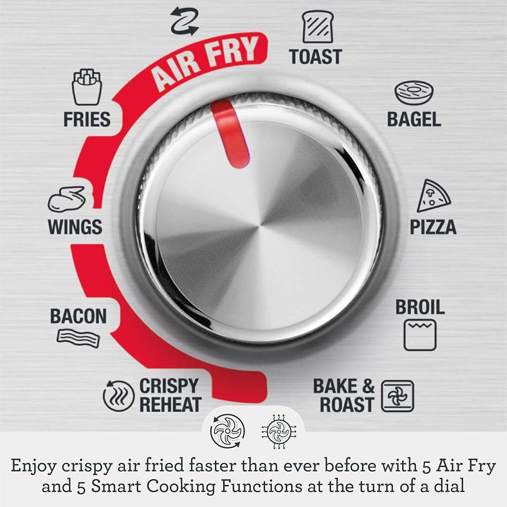 Breville Smart Oven Air Fryer Compact, Brushed Stainless Steel - Image 5