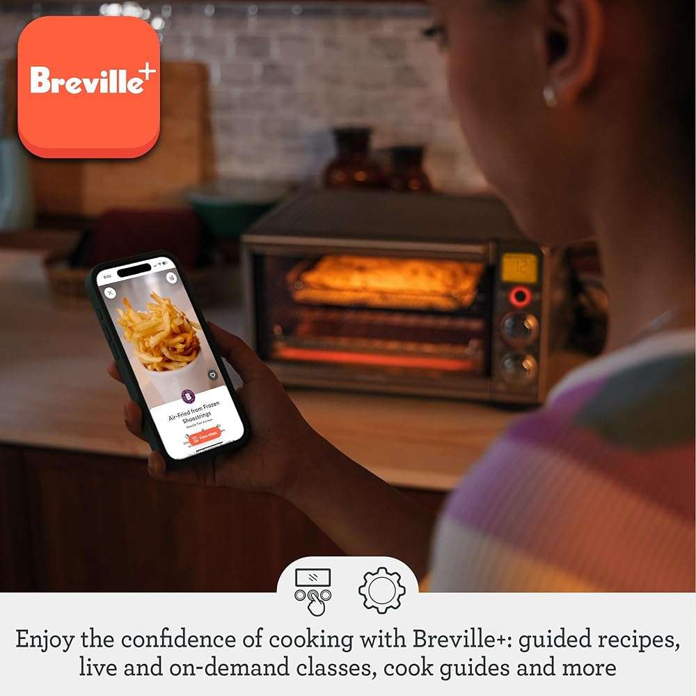 Breville Smart Oven Air Fryer Compact, Brushed Stainless Steel - Image 6
