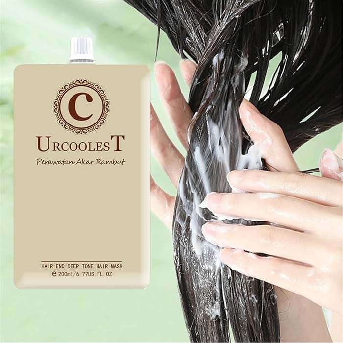 Magical Hair Mask Molecular Repair Hair Mask 200ML Advanced Molecular Deep Conditioning for Dry Hair Hair Ends Hydration Hair Root Treatment Softness Shine - Image 3