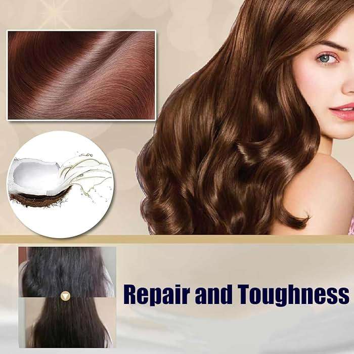 Magical Hair Mask Molecular Repair Hair Mask 200ML Advanced Molecular Deep Conditioning for Dry Hair Hair Ends Hydration Hair Root Treatment Softness Shine - Image 5
