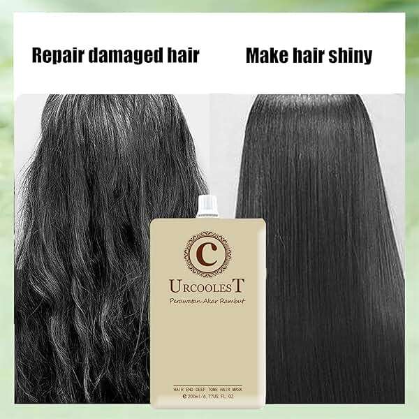 Magical Hair Mask Molecular Repair Hair Mask 200ML Advanced Molecular Deep Conditioning for Dry Hair Hair Ends Hydration Hair Root Treatment Softness Shine - Image 6