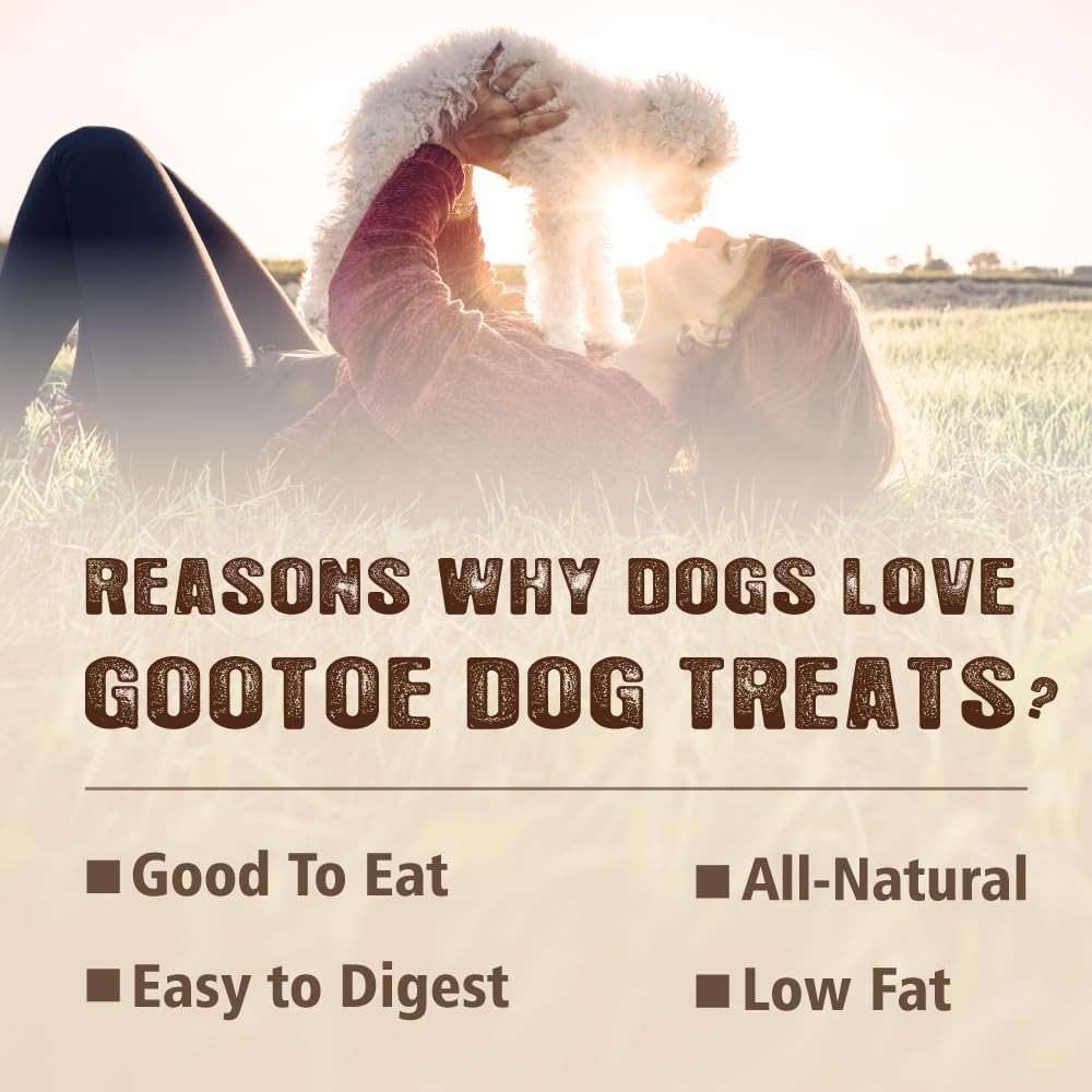 Gootoe Buffalo Dog Treats, Natural Low-Fat Chews for Training & Rewards, Limited Ingredient, Puppy Treats for Medium Dogs, Buffalo Bites Stick (Large), 1.5 lb - Image 3