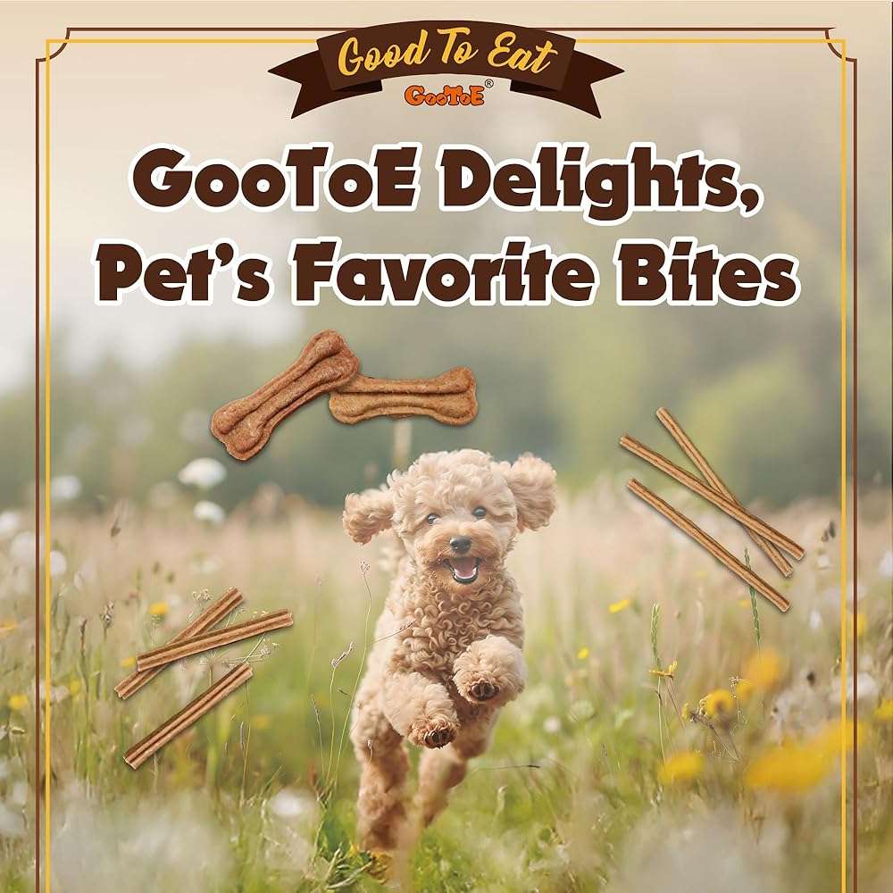 Gootoe Buffalo Dog Treats, Natural Low-Fat Chews for Training & Rewards, Limited Ingredient, Puppy Treats for Medium Dogs, Buffalo Bites Stick (Large), 1.5 lb - Image 8