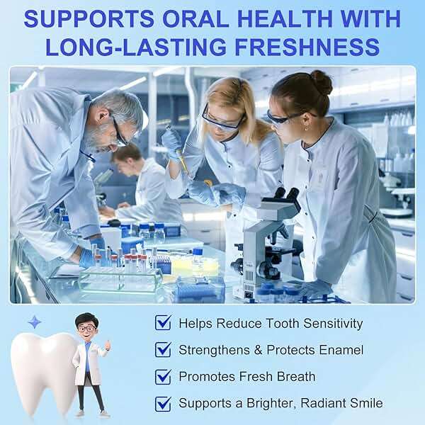 Nano Hydroxyapatite Toothpaste for Enamel Repair & Sensitivity Relief - 7.5% Fluoride-Free Formula Reverses Early Cavities, Strengthens Teeth, Fresh Mint Flavor - 2 Pack - Image 7