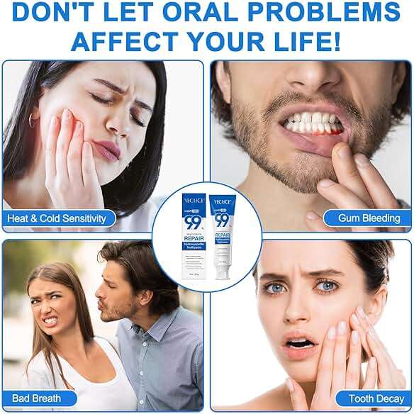 9.9% Hydroxyapatite Toothpaste 2 Pack, Nano Hydroxyapatite Toothpaste Protects Enamel and Strengthens Teeth, Cleans and Cares for Oral Health, Promotes Freshens Breath - Image 8