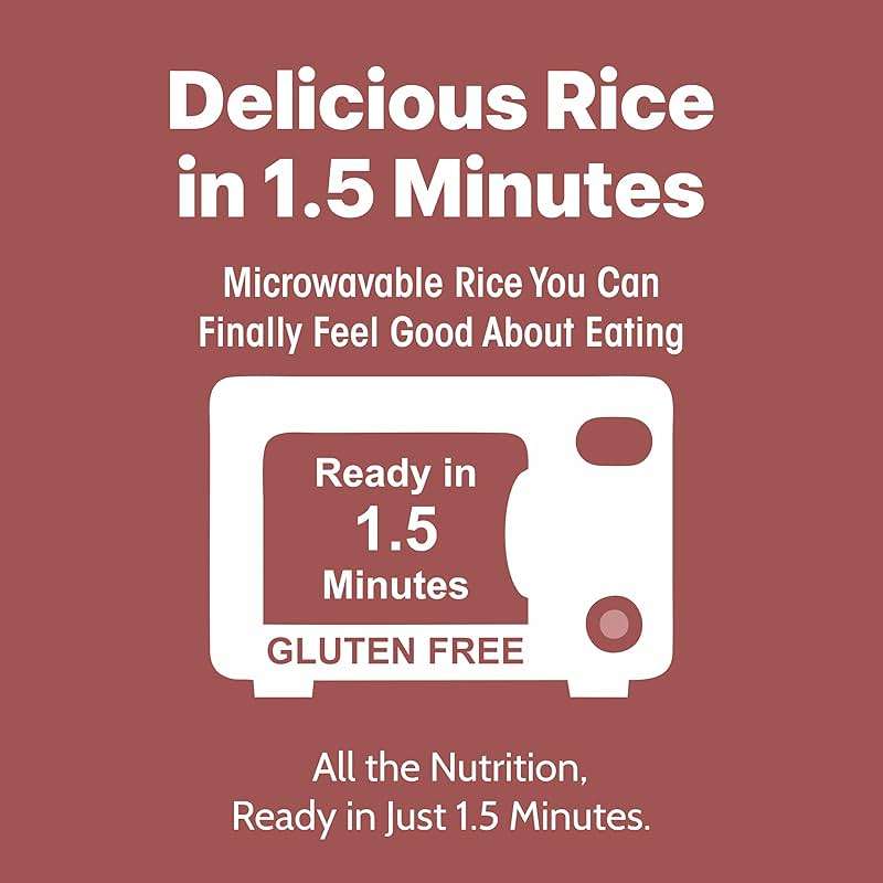 Eat Regal Long Grain & Wild Rice, Nutty & Hearty Blend, Always Fluffy, No Clump & No Kneading, Ready in 1.5 Minutes, 8g Protein, Vegan Gluten-Free Non-GMO, 8.8 oz Pack of 6 - Image 3