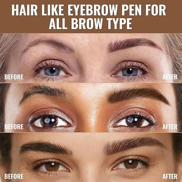 iMethod Eyebrow Pen - Eyebrow Pencil,2-in-1 Eyeliner Dual-Ended Brush-Tip Microblading 4d Eyebrow Pencils for women,Long Lasting Waterproof Hair-Like Brow Pencil,with Eyebrow Brush,DarkBrown - Image 5