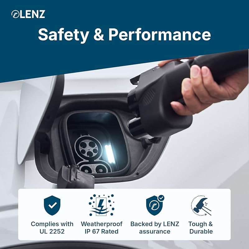 LENZ NACS to CCS Electric Vehicle Adapter for Superchargers – Charge CCS1 EVs at Tesla NACS Supercharger Stations, 500A 1000V - Compliant and UL 2252 SGS Certified - Image 5