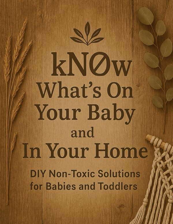 kNOw What’s On Your Baby & In Your Home: A Mom’s Guide to Creating Non-Toxic Baby Care, Household Products, and Family Wellness Recipes at Home - Image 1