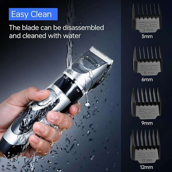 Men's Hair Clippers & Beard Trimmer Grooming Kit,All-in-one Professional Haircut Set,Cordless Rechargeable Hair Clipper with LED Display for Barbers Hair Trimming,Home Grooming Gifts for Men - Image 5