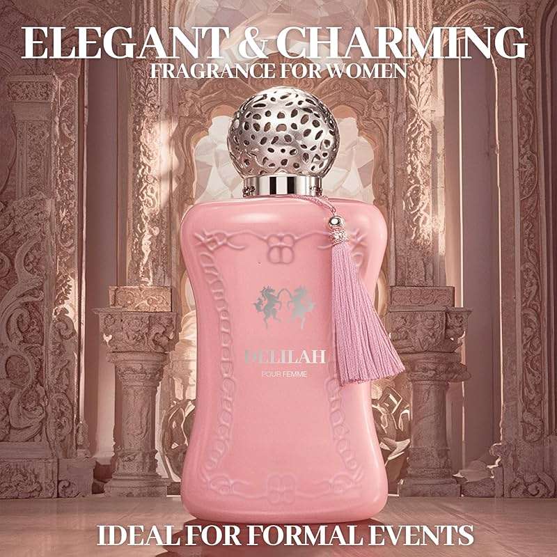 A CENTER Delilah Women's Perfume 3.4 Fl Oz Eau De Parfum Spray with Bergamot,Nutmeg,Rose,Peony,Vanilla &Vetiver Musk Notes Long Lasting Fragrance for Daily Use - Image 2