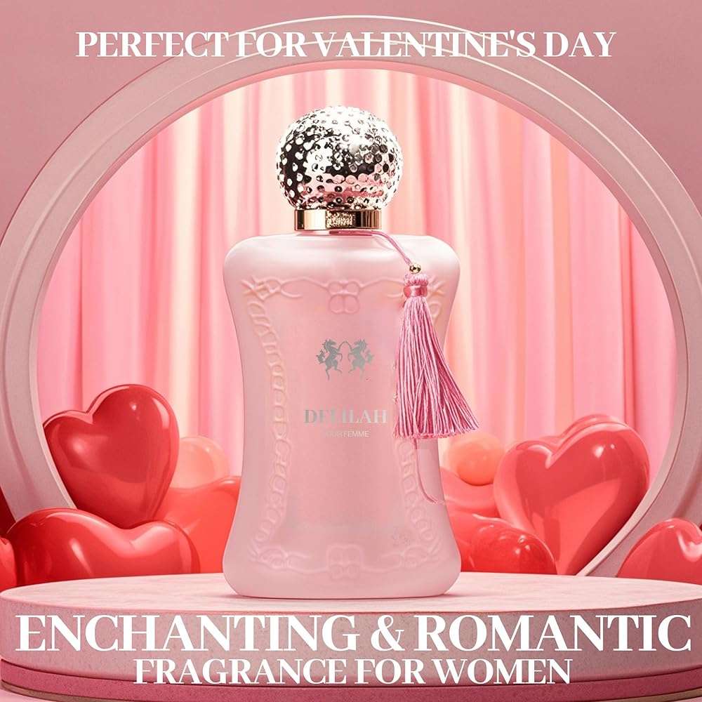 A CENTER Delilah Women's Perfume 3.4 Fl Oz Eau De Parfum Spray with Bergamot,Nutmeg,Rose,Peony,Vanilla &Vetiver Musk Notes Long Lasting Fragrance for Daily Use - Image 3
