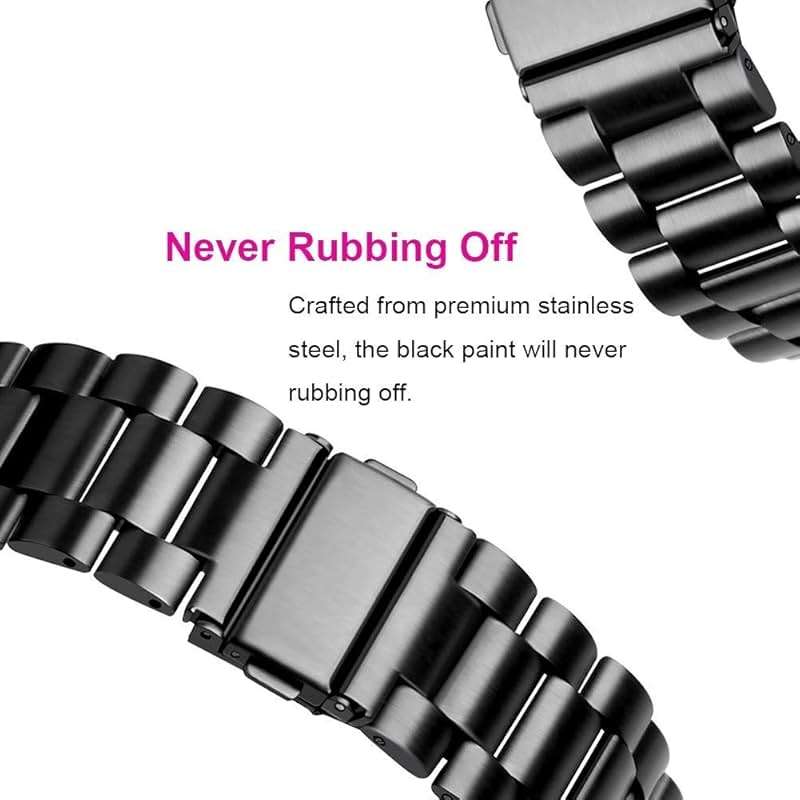 Metal Watch Bands for Fitbit Versa 3/ Versa 4 Smartwatch, Stainless Steel Replacement Wristband for Fitbit Versa 3/Versa 4 Straps for Men Women - Image 5
