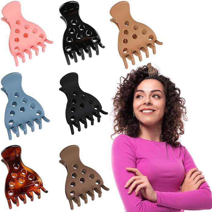 7Pcs Root Lifting Hair Clips for Volume Hair Styling Accessories Volumizing Claw Clamps for Curles Hair No Crease Hair Root Lifting Clips for Natural Volume Curles (Hair Clips-1) - Image 1