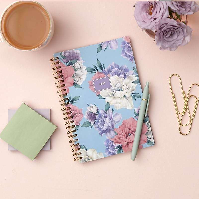 Blue Sky 2026 Weekly and Monthly Planner Calendar, January 2026 - December 2026, 5" x 8", Flexible Cover, Laminated Tabs, Durable Twin Wire Binding, Tula - Image 2